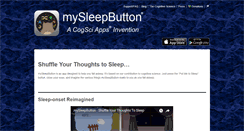 Desktop Screenshot of mysleepbutton.com
